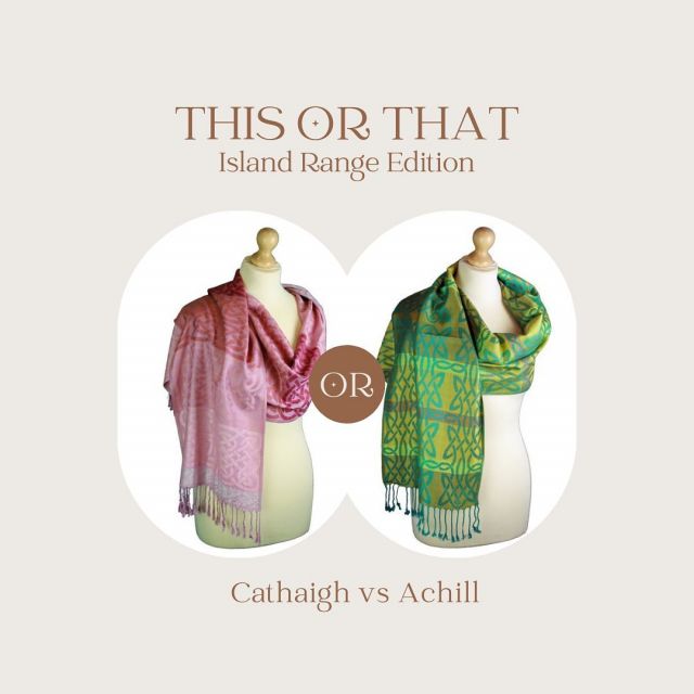 Round two! 😍

Another pair which could be yours in our giveaway- comment which would be your choice 🧣

For details on how to enter our competition, head to our profile and take a look at our recent posts!

#thisorthat #scarves #scarf #fashion #style #irishfashion #irishdesign #irish #buyirish #shopsmall #win #giveaway